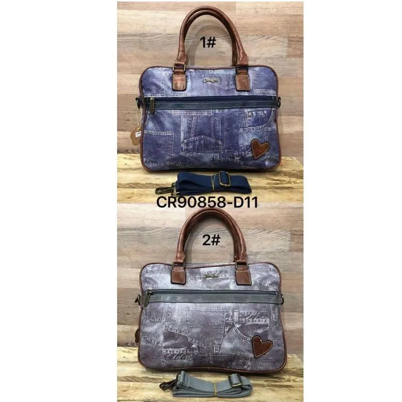 15" Denim Design Unisex Laptop Bag Cr90858-D11