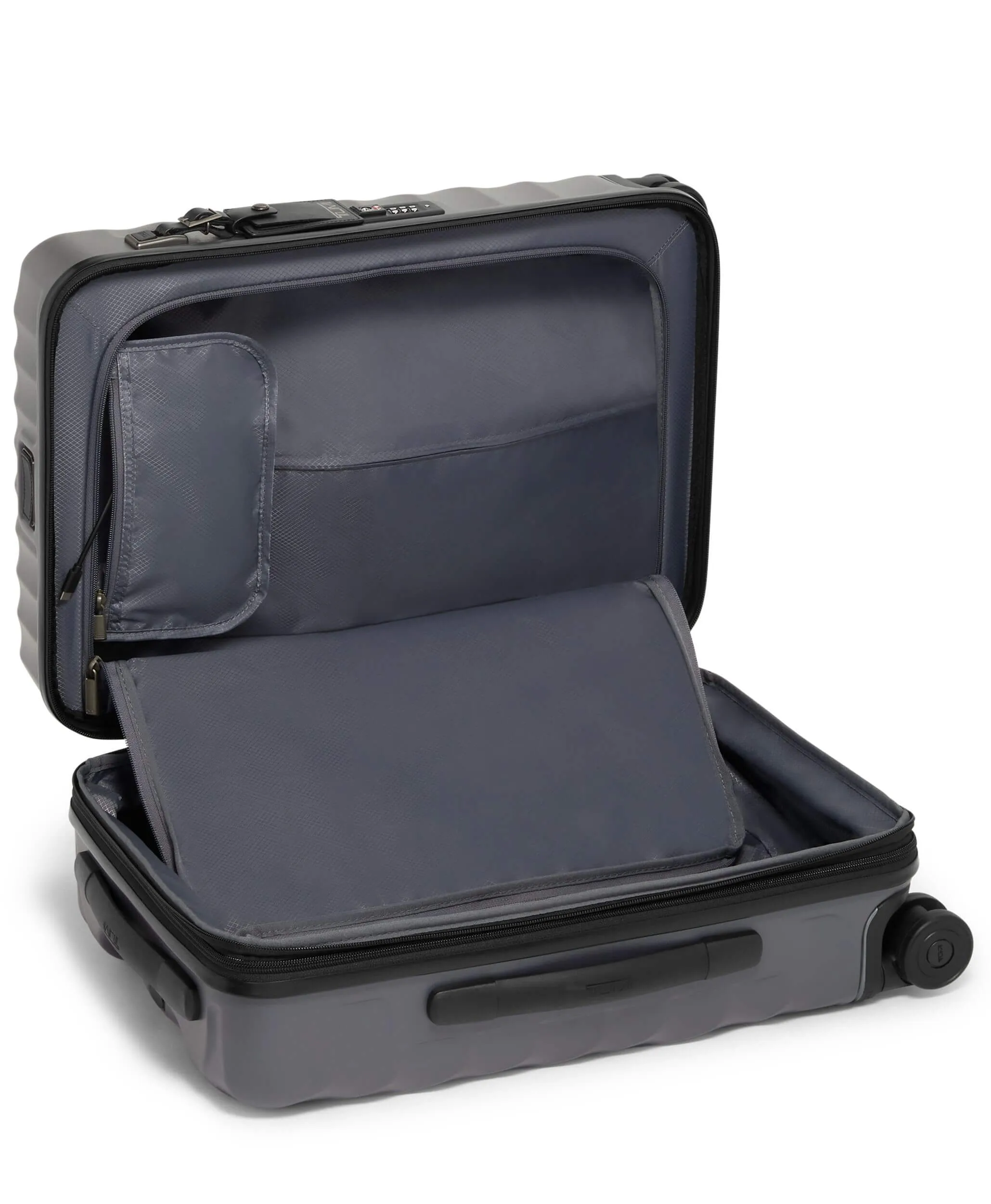 19 Degree International Expandable Carry-On 55cm - Grey Texture