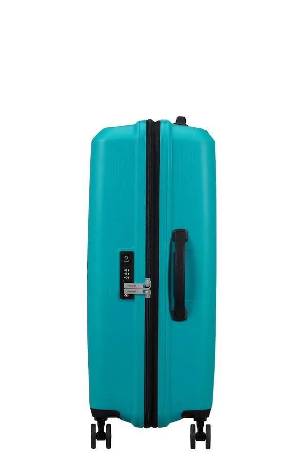 American Tourister Aerostep Expandable 67cm Medium Spinner | Turquoise Tonic