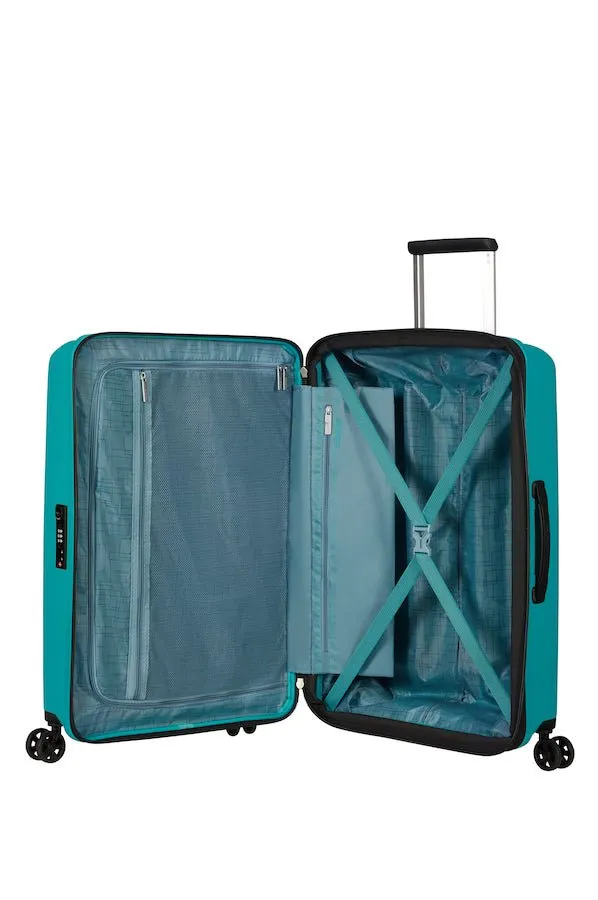 American Tourister Aerostep Expandable 67cm Medium Spinner | Turquoise Tonic