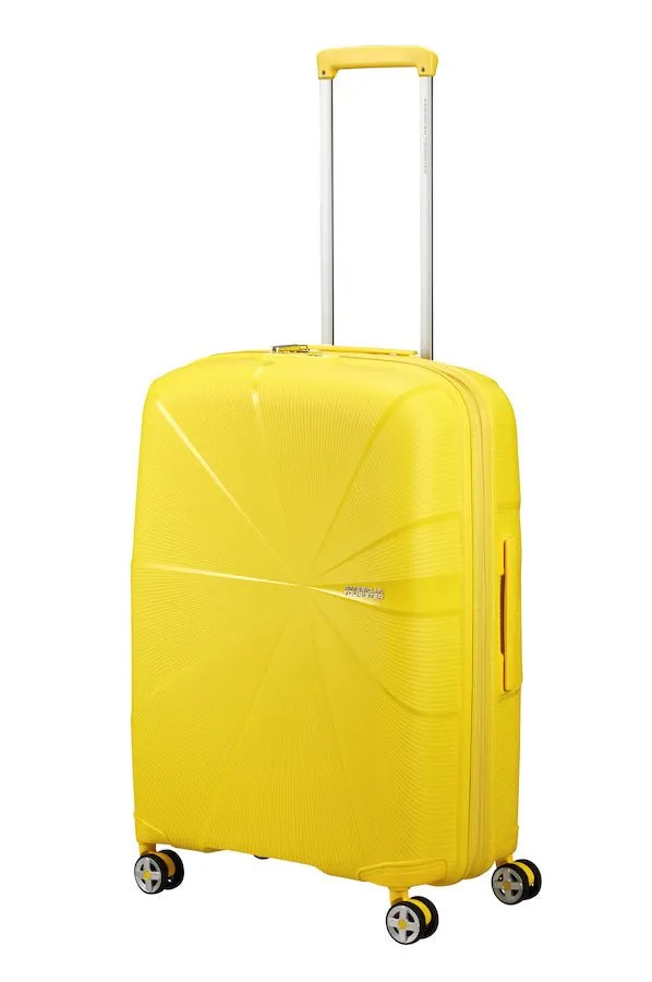 American Tourister Starvibe Expandable 67cm Medium Spinner | Electric Lemon