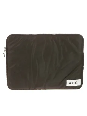 A.P.C. Logo Patch Laptop Bag