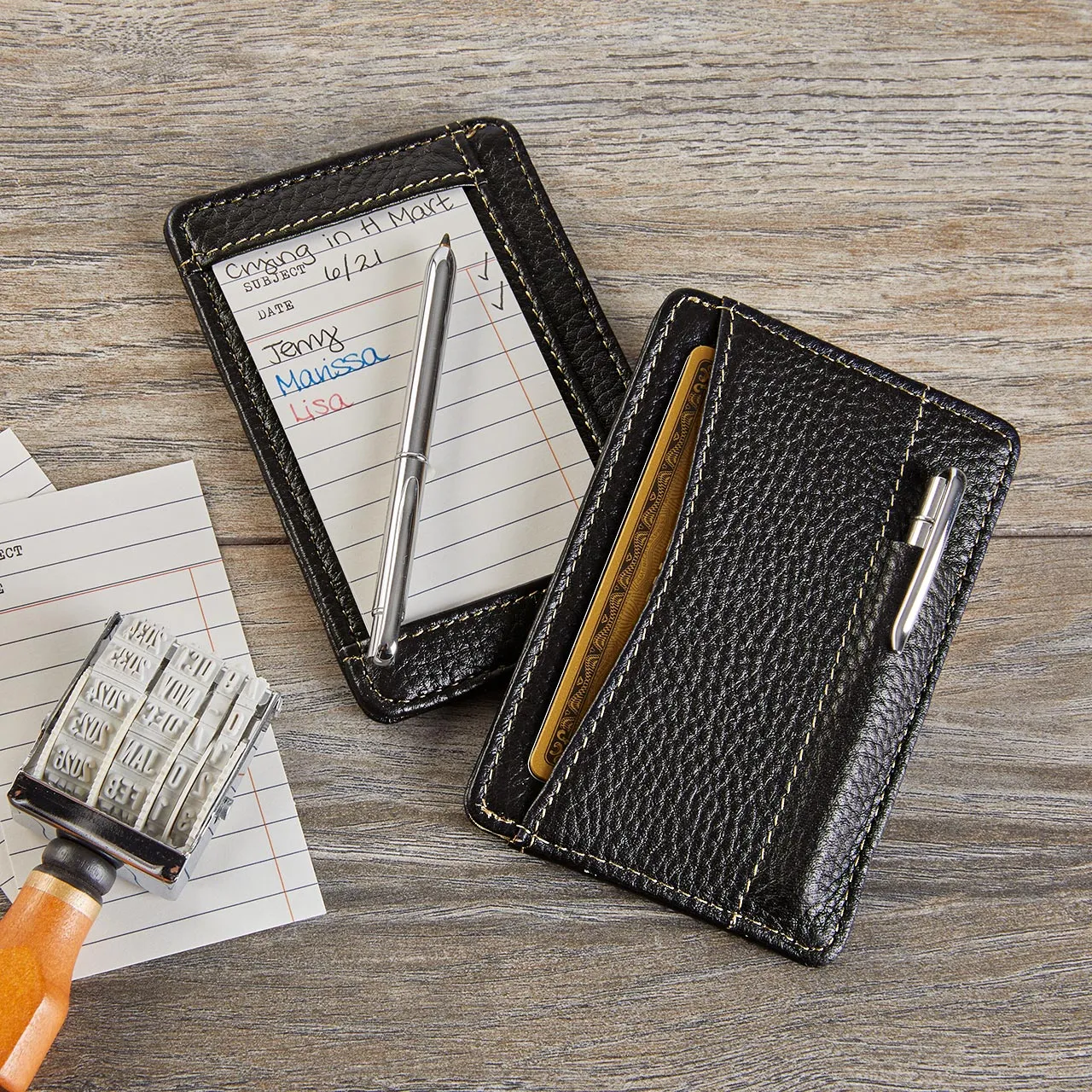 Bomber Jacket Wallet Writer