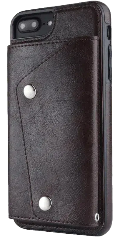 Brown Vegan Leather | Wallet Case