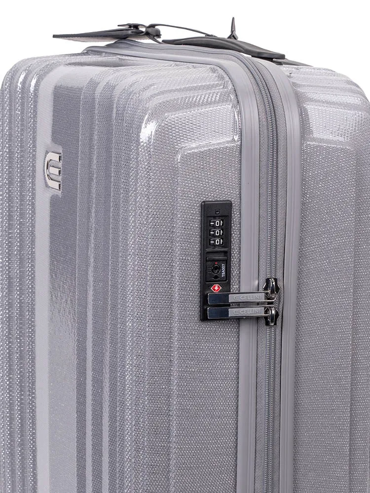 Cellini Compolite 55cm Carry-On Spinner | Silver