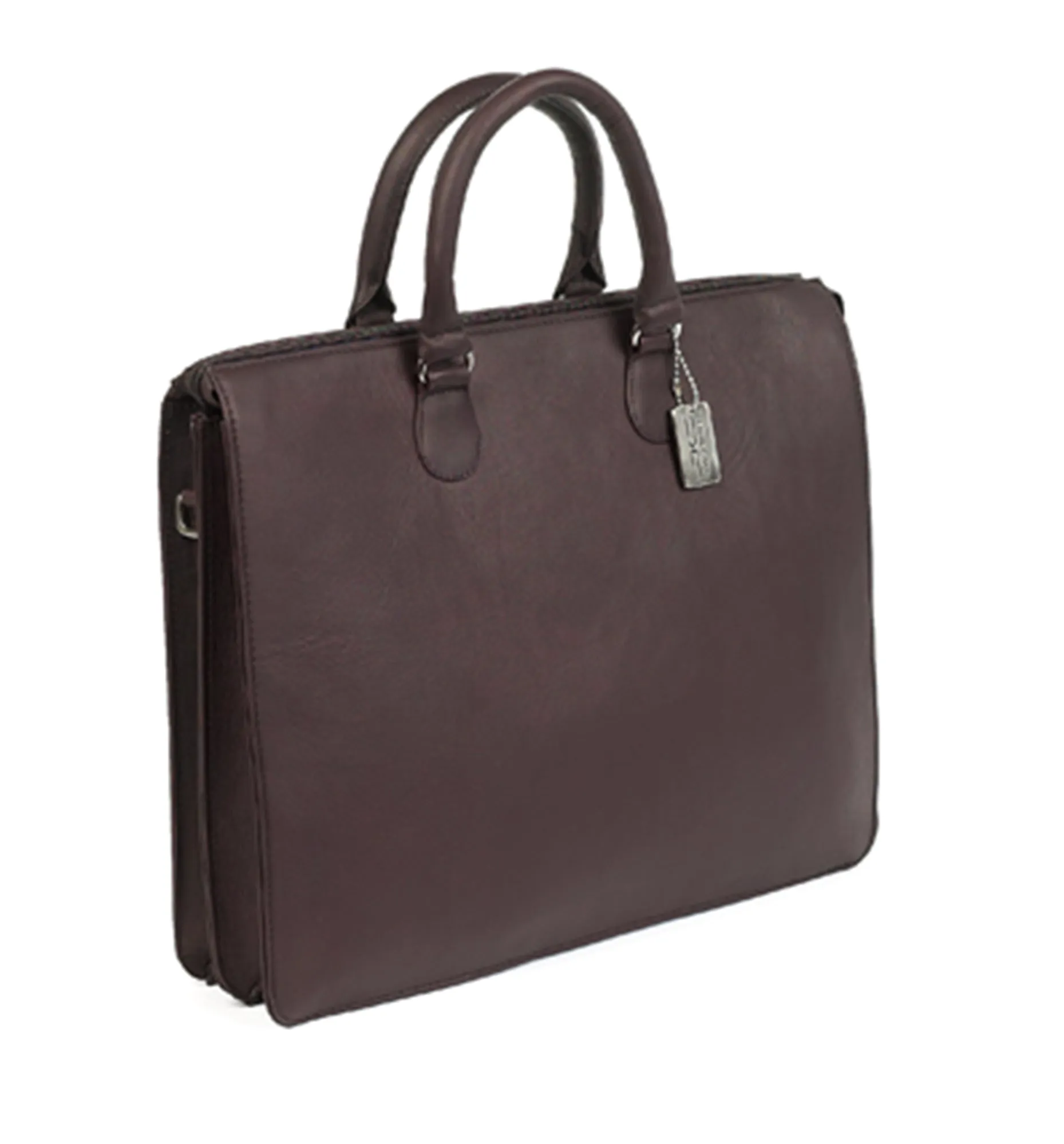 Claire Chase Sarita Small Leather Briefcase