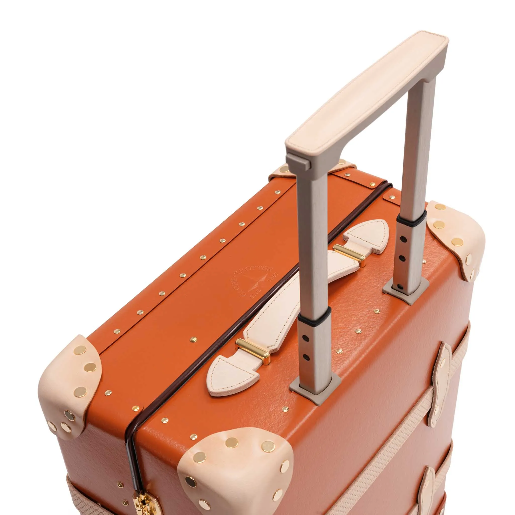 Cotswolds · Carry-On - 4 Wheels | Orange/Natural/Brass