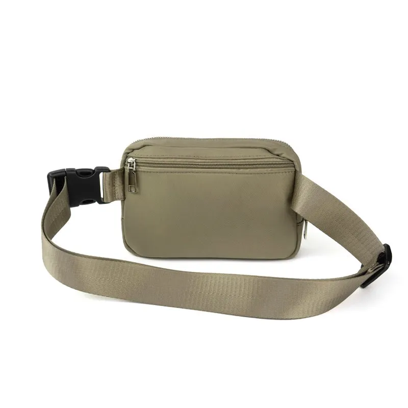 Dixie Nylon Belt/Crossbody Bag -  Smokey Taupe