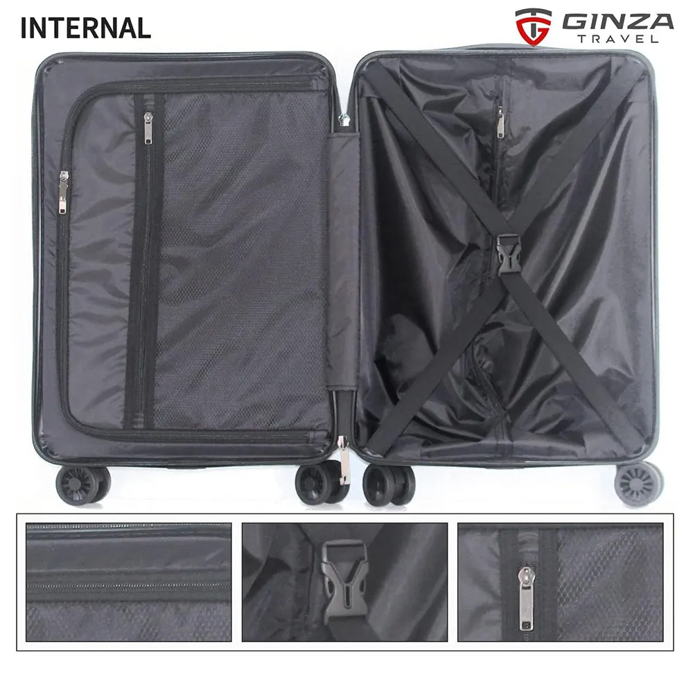 Ginza Travel Hardside Trolley Spinner Luggage 20" Carry-on