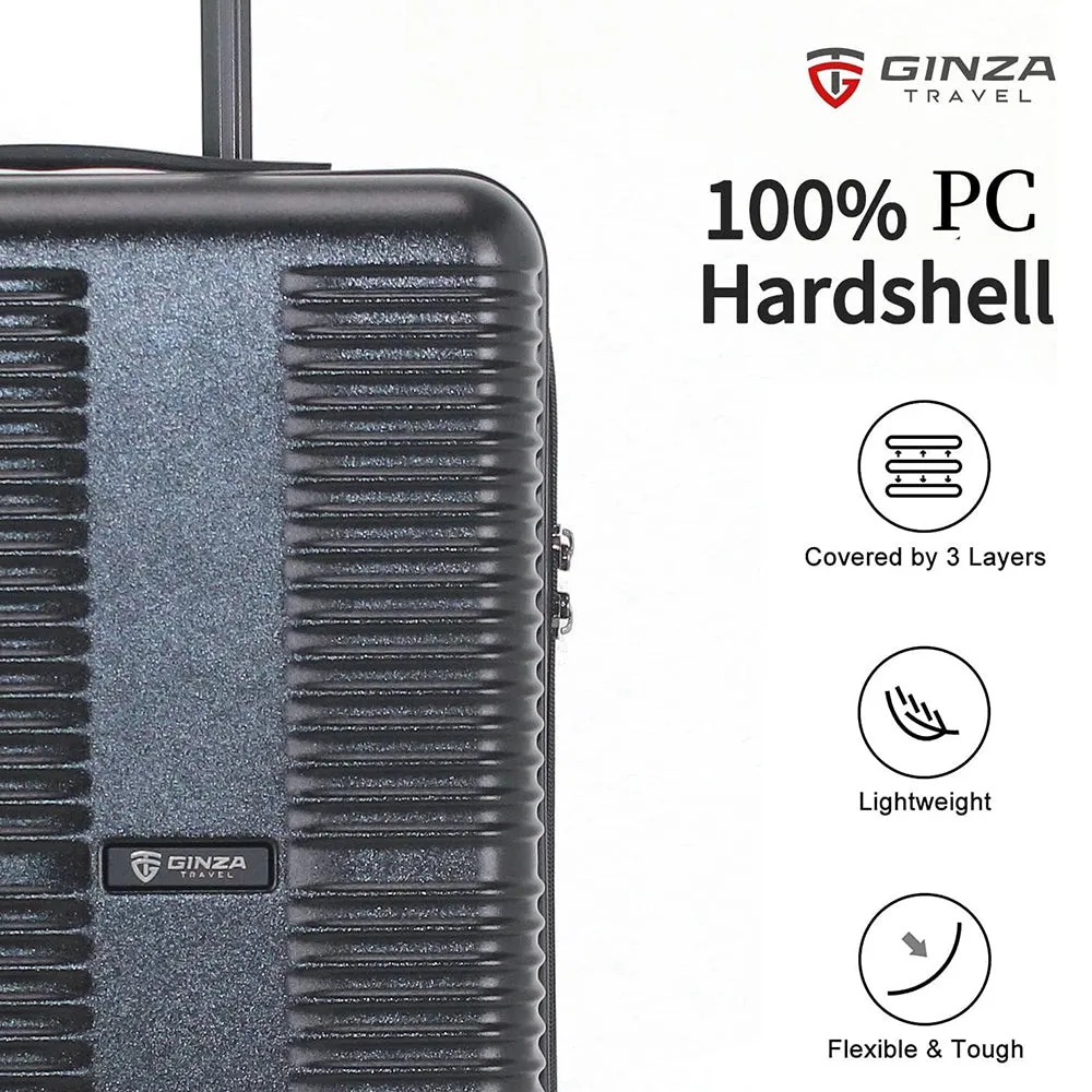 Ginza Travel Hardside Trolley Spinner Luggage 20" Carry-on