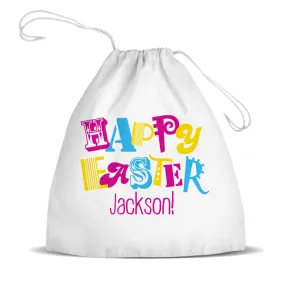 Happy Easter Premium Drawstring Bag