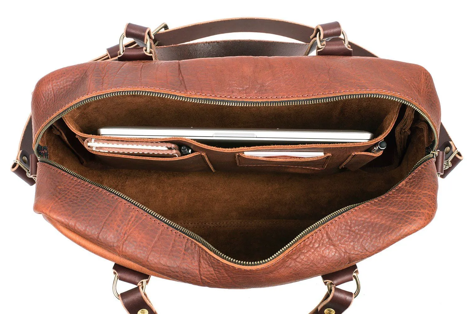 HARRIS LEATHER BRIEFCASE