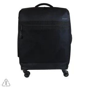 Hedgren Adventurer 24" Sustainable Checked Spinner Black