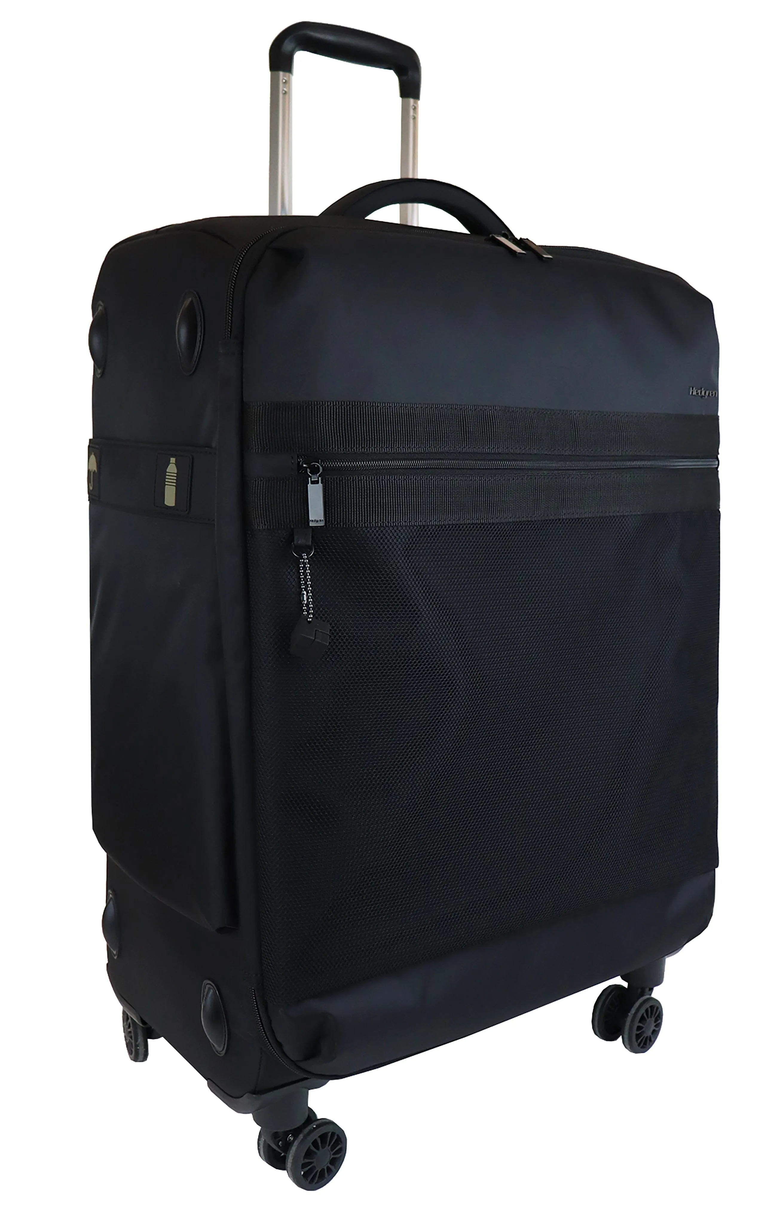 Hedgren Adventurer 24" Sustainable Checked Spinner Black