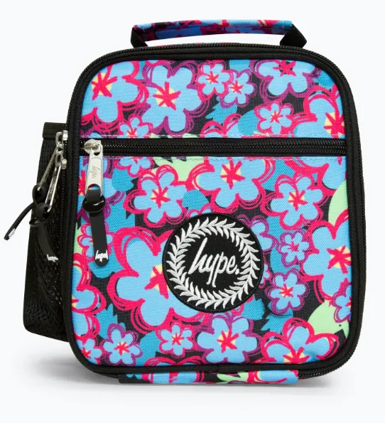 Hype Multi Blue Flowers Lunch Box