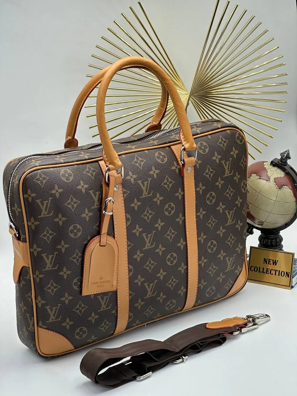 LV laptop and briefcases