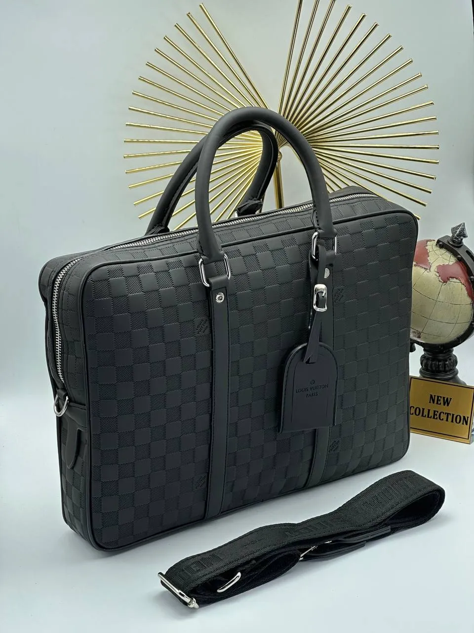 LV laptop and briefcases