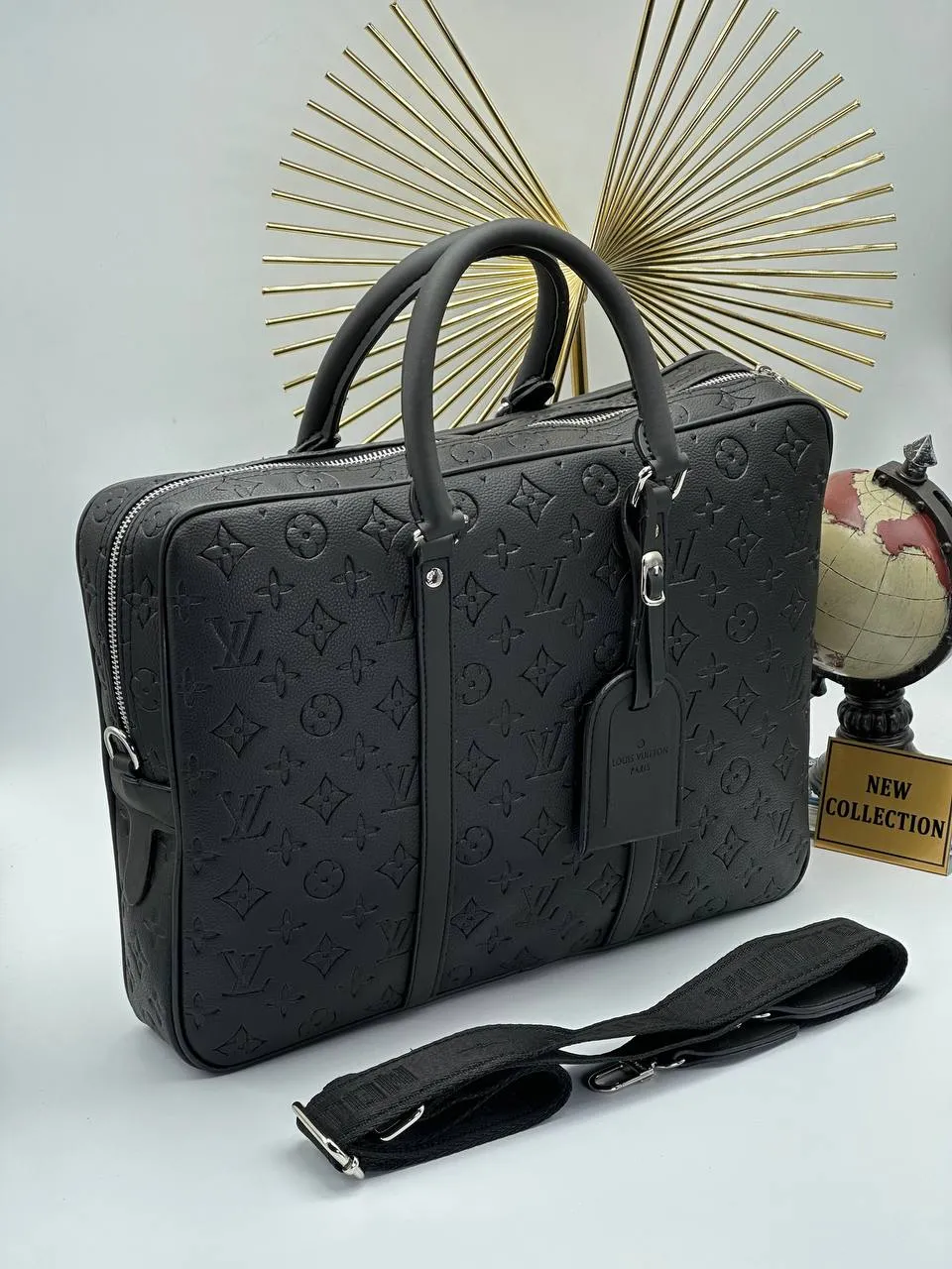 LV laptop and briefcases