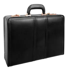 McKlein USA Coughlin Leather Expandable Attache Briefcase