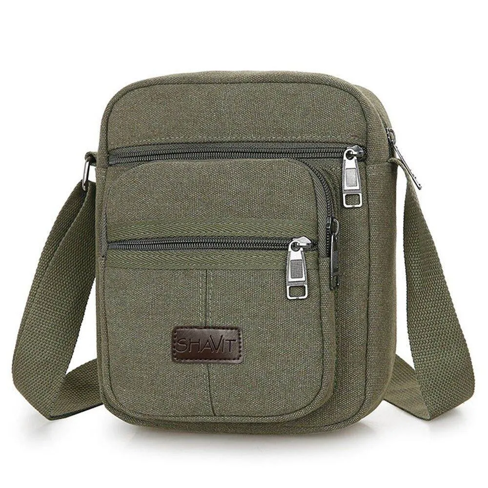 Men's Cross Body Bag Messenger Shoulder Book Bags School Casual Sport Work Bag