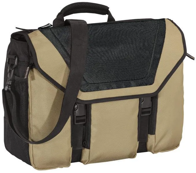 Messenger Bag Briefcase with 17" Laptop Sleeve