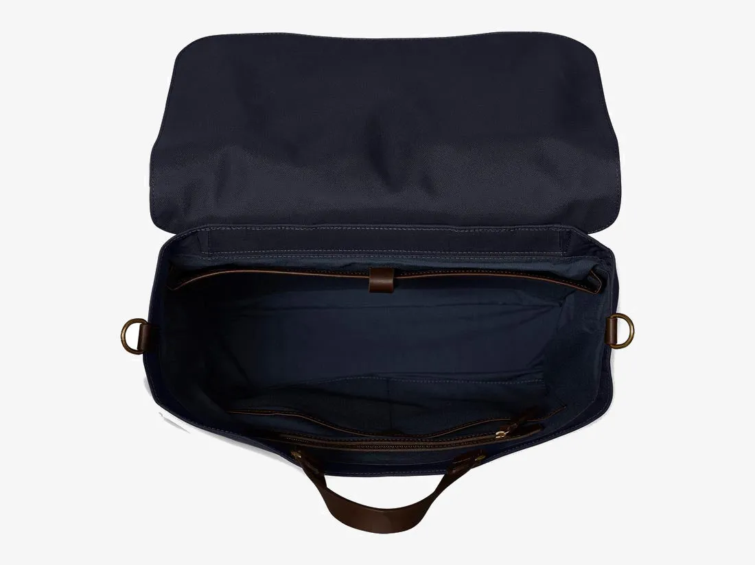 M/S Satchel – Navy/Dark Brown