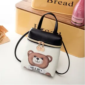 New Women's Mini Bear Shoulder/Handbag Mobile Phone Bag