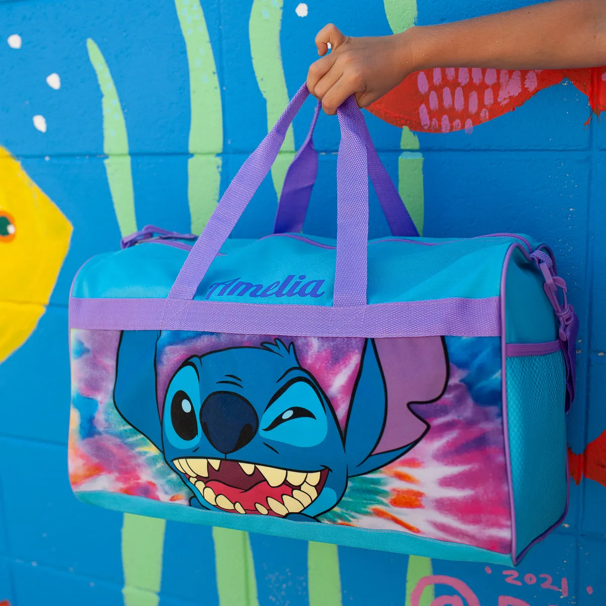 Personalized Kid's Travel Duffel Bag - Stitch