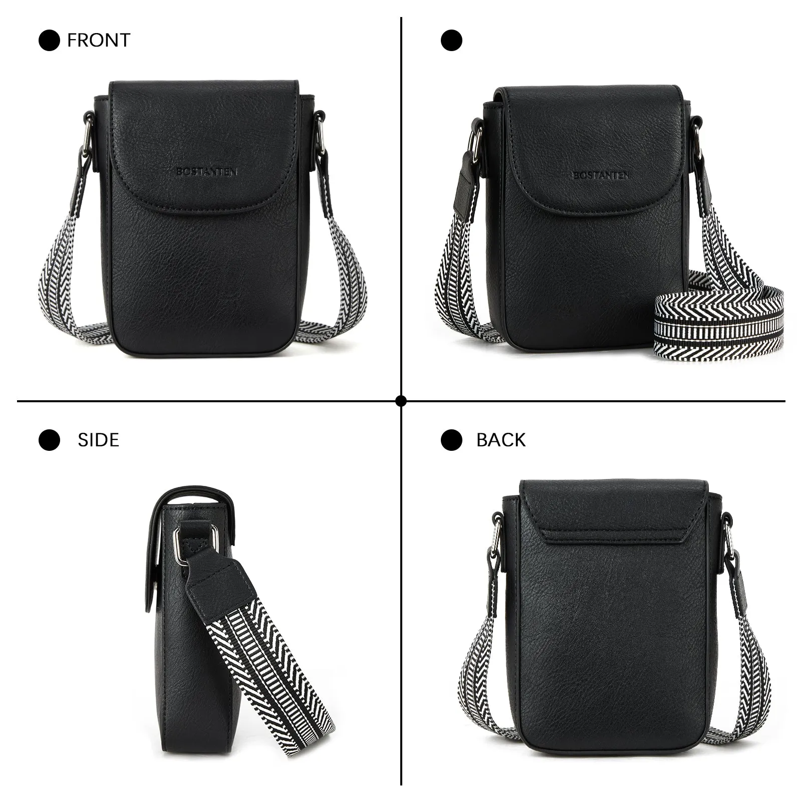 Phone Crossbody Bag - Magnetic Front Flap