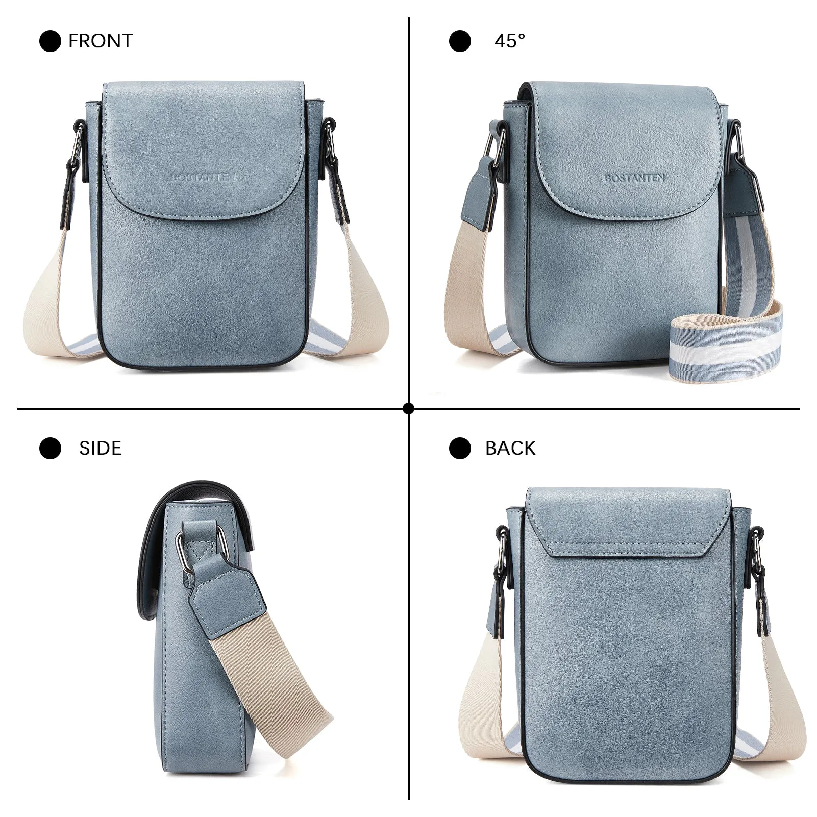 Phone Crossbody Bag - Magnetic Front Flap