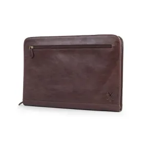 Quindici Leather Underarm Folio - Light Brown