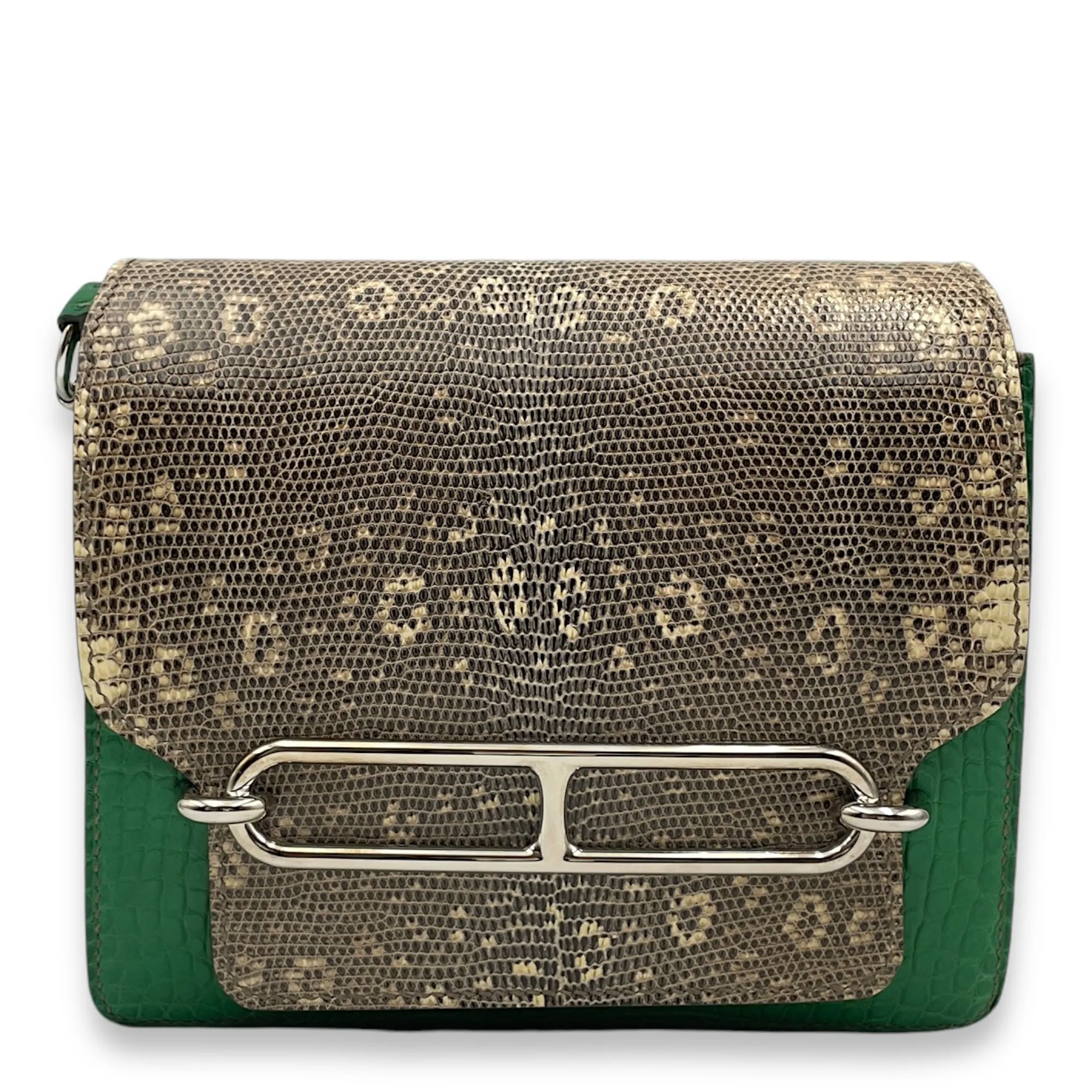 Roulis Touch Mini Ombre/Cactus in Lizard/Matte Alligator, Palladium hardware