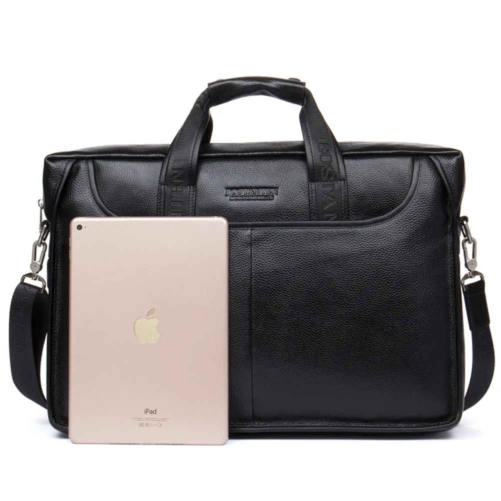 Royal Retro Leather Briefcase | 17' Laptop