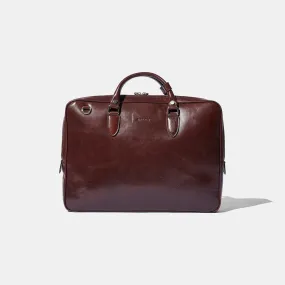 Slim Briefcase - Brown Leather by Baron