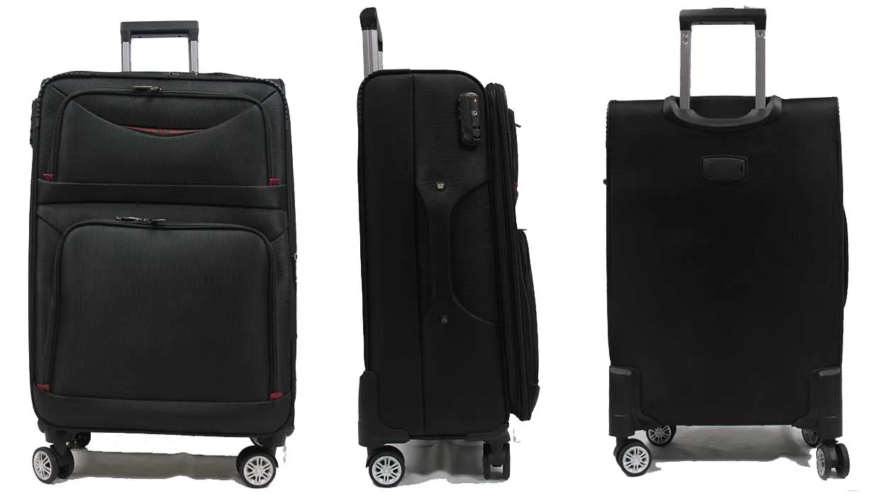 Superior Softside Expandable Luggage with Double Casters and TSA Lock