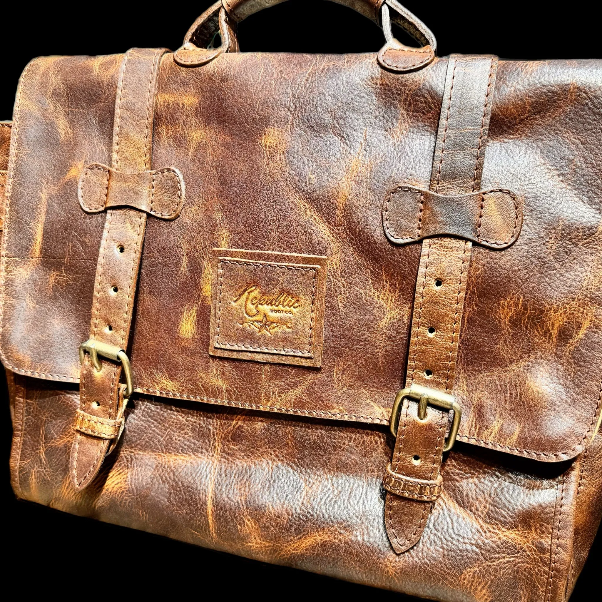 Texas Briefcase - Oil Tanned