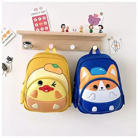 THE LITTLE LOOKERS Cute School Bag Backpack for Girls & Boys Kids School Bags Preschool Kindergarten Travel Picnic - Blue