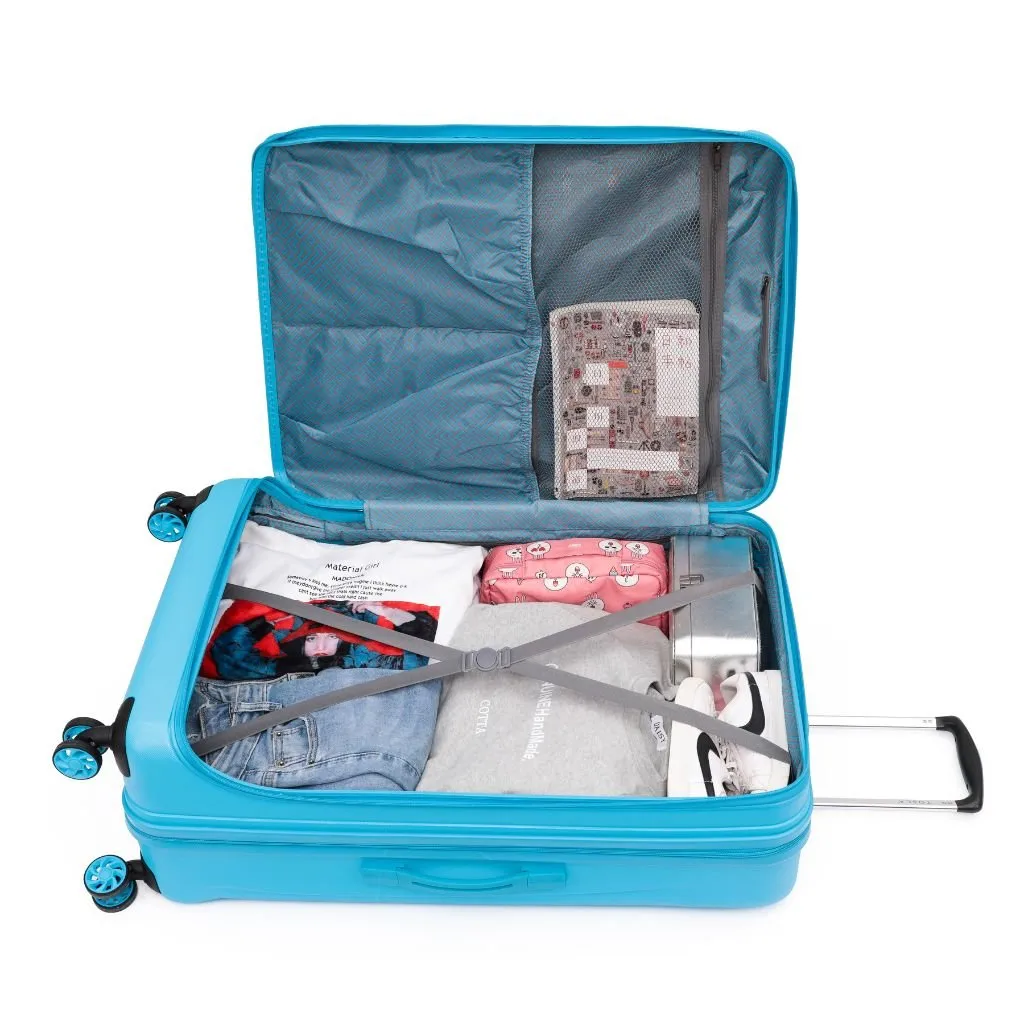 Tosca Sub Zero 2.0 Carry On 55cm Hardsided Luggage - Aqua