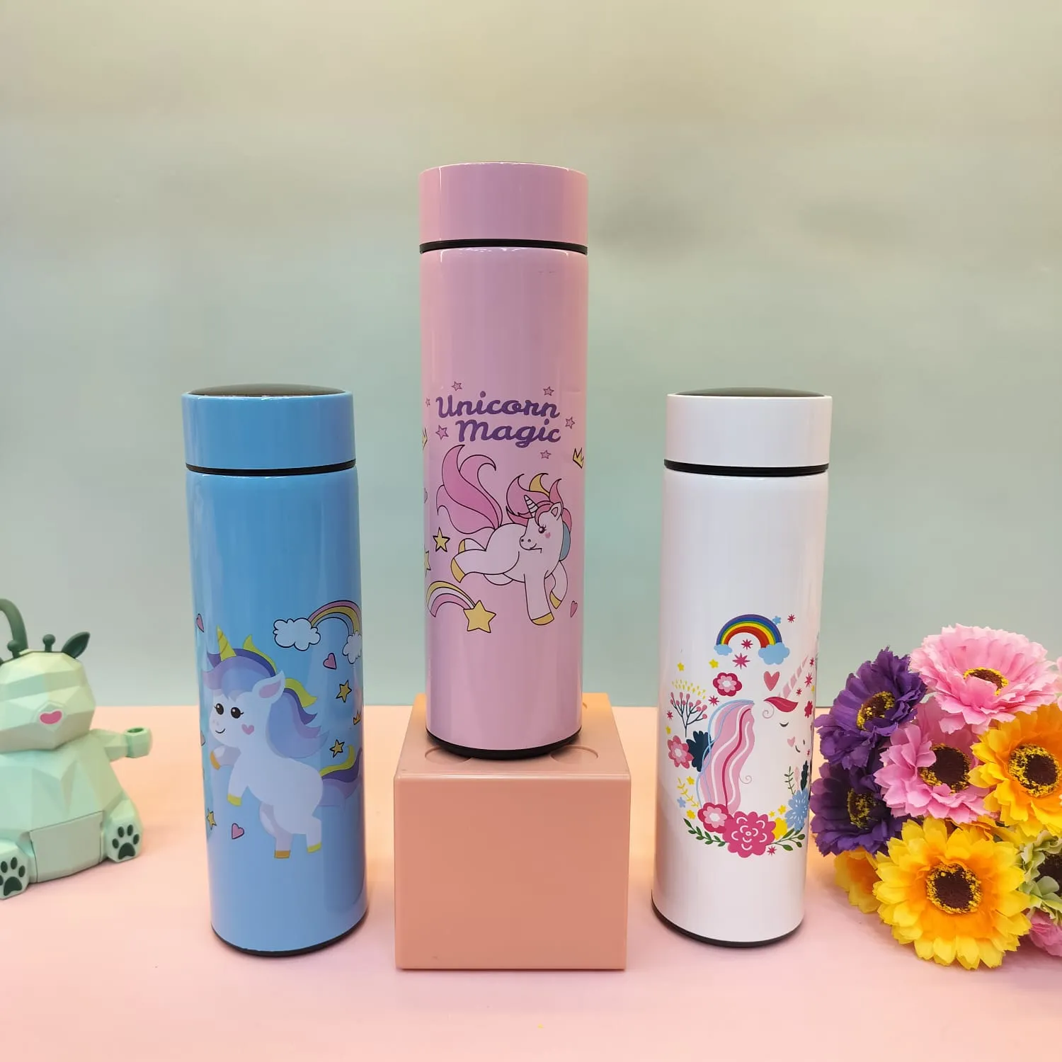 Unicorn magic, Temperature water bottle.(500mL)